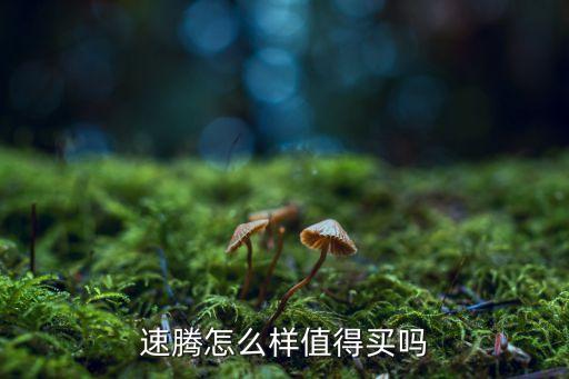 速腾怎么样值得买吗