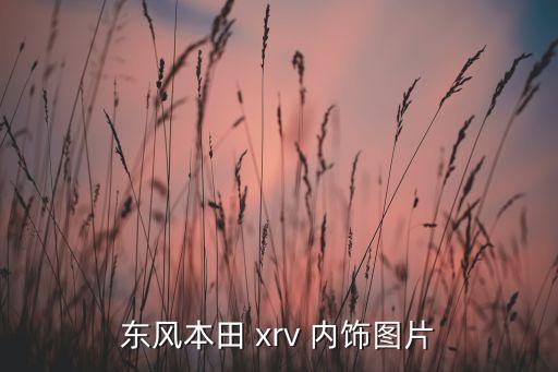 东风本田 xrv 内饰图片