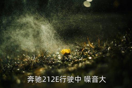  奔驰212E行驶中 噪音大