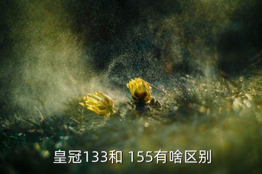  皇冠133和 155有啥区别