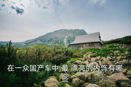 哪款车内饰漂亮,保时捷gs4改款车型采用传统一体式车身结构