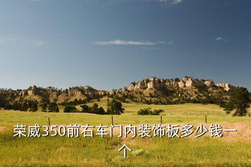 荣威350前右车门内装饰板多少钱一个