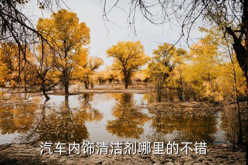 汽车内饰清洁剂哪里的不错