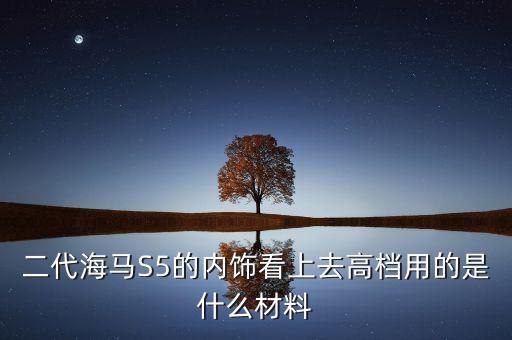 二代海马S5的内饰看上去高档用的是什么材料