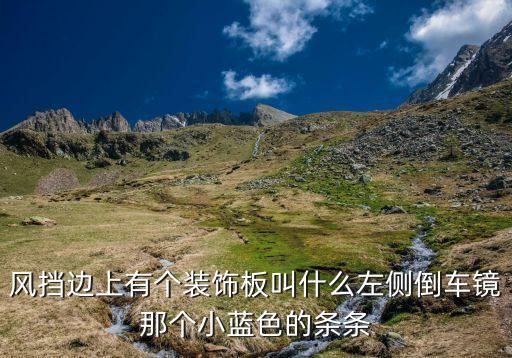 风挡边上有个装饰板叫什么左侧倒车镜那个小蓝色的条条