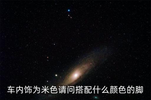 车内饰为米色请问搭配什么颜色的脚