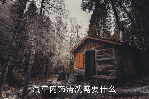 汽车内饰清洗需要什么