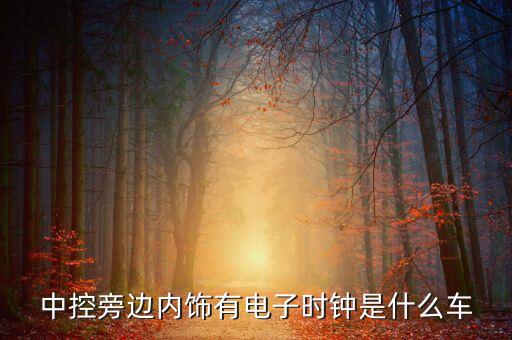 中控旁边内饰有电子时钟是什么车