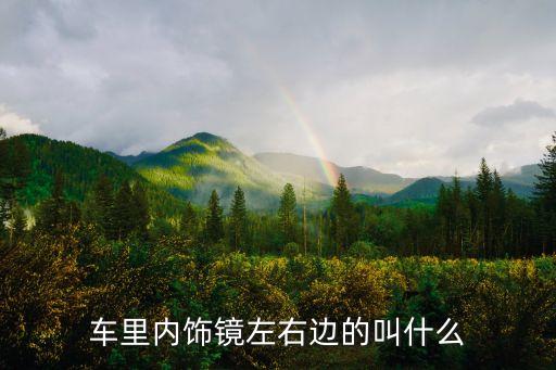 车里内饰镜左右边的叫什么