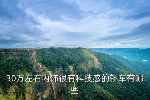 30万左右内饰很有科技感的轿车有哪些
