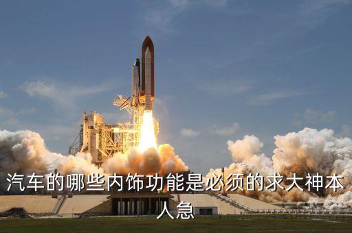汽车上哪些没必要的内饰，汽车的哪些内饰功能是必须的求大神本人急