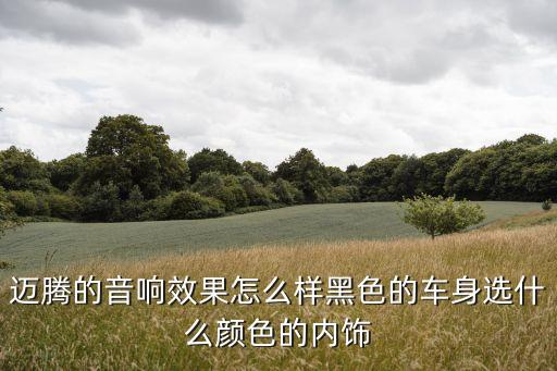 汽车音响带什么内饰的好，迈腾的音响效果怎么样黑色的车身选什么颜色的内饰