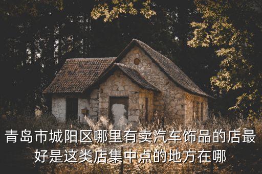青岛市城阳区哪里有卖汽车饰品的店最好是这类店集中点的地方在哪