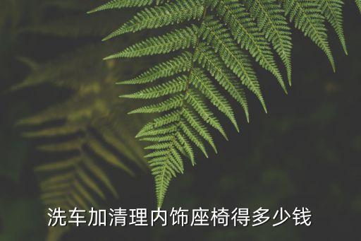 汽车座椅内饰清洗机多少钱，清洗汽车内饰一般多少钱