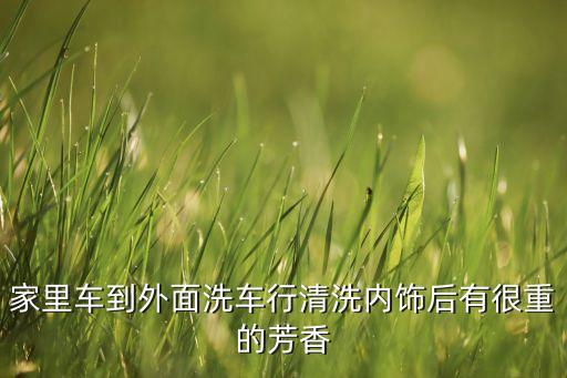 家里车到外面洗车行清洗内饰后有很重的芳香