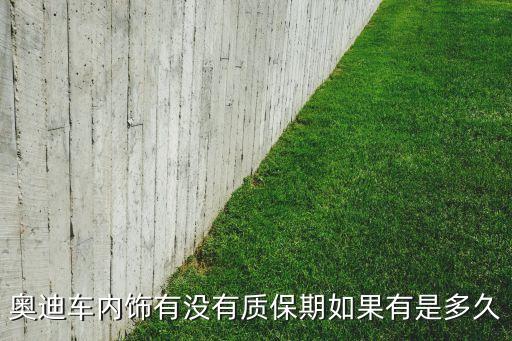奥迪车内饰有没有质保期如果有是多久