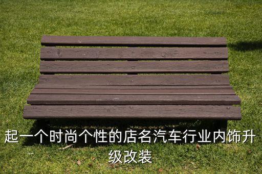 起一个时尚个性的店名汽车行业内饰升级改装