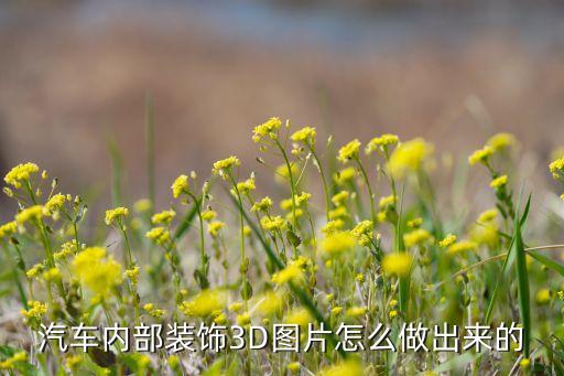 模型汽车如何改内饰图，汽车内部装饰3D图片怎么做出来的