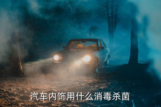 汽车内饰用什么消毒杀菌
