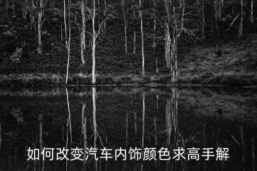 汽车怎么改装内饰颜色，如何改变汽车内饰颜色求高手解
