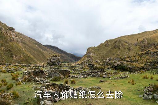 汽车内饰贴纸怎么去除