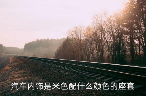 汽车内饰是米色配什么颜色的座套