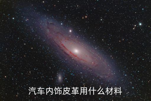 汽车内饰皮革用什么材料