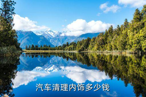 汽车清理内饰多少钱