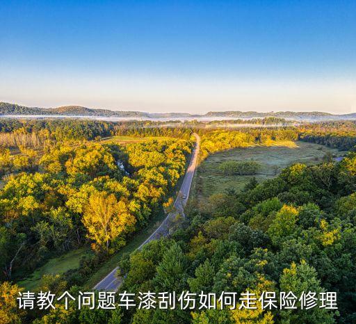 请教个问题车漆刮伤如何走保险修理
