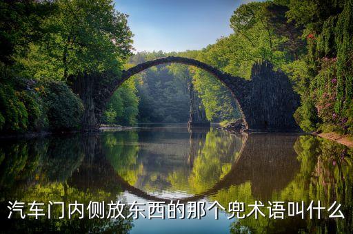 汽车内饰门板什么扣子，汽车门内侧放东西的那个兜术语叫什么