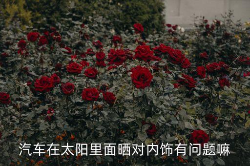 汽车前内饰防晒多少度最好，汽车晒太阳好不好 夏天汽车如何防晒