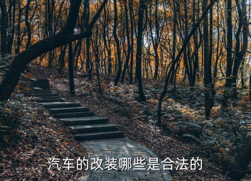 汽车改装内饰怎么弄合法，汽车的改装哪些是合法的