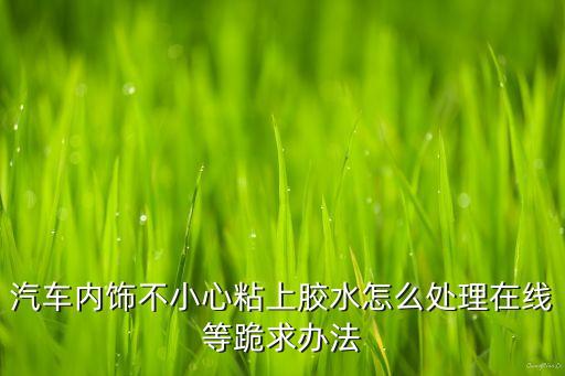 汽车怎么除内饰胶痕，怎样去除车内饰品留下的胶迹部