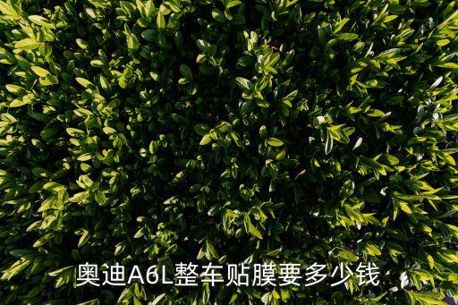 奥迪内饰贴膜汽车多少钱，奥迪A6L整车贴膜要多少钱