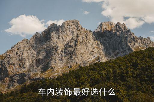 车内装饰最好选什么