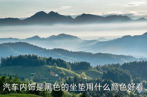 汽车内饰是黑色的坐垫用什么颜色好看