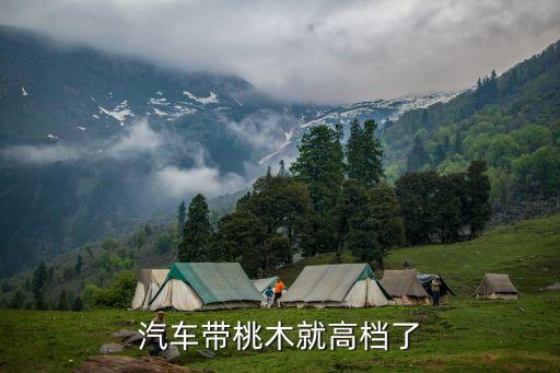 汽车带桃木就高档了