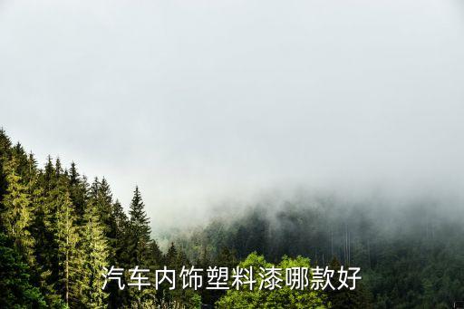 汽车内饰塑料漆哪款好