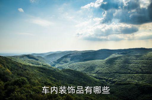 车内装饰品有哪些