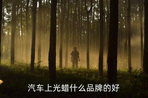 汽车上光蜡什么品牌的好