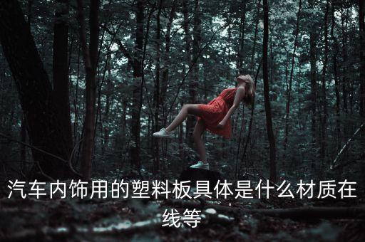 汽车内饰塑胶是什么材质，汽车内饰和保险杠分别属于什么塑料