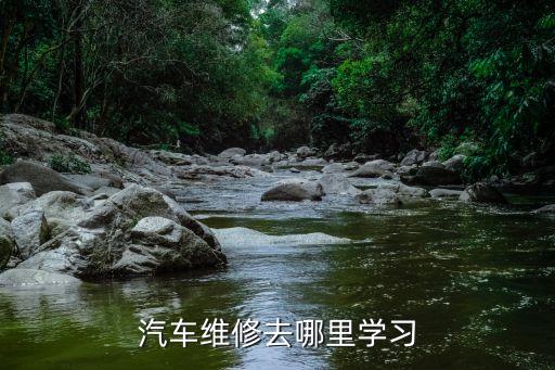 汽车维修去哪里学习