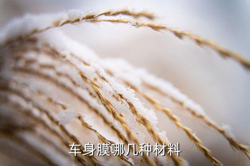 车身膜哪几种材料