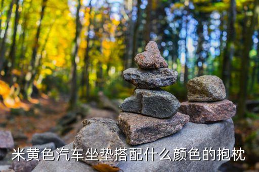 米黄色汽车坐垫搭配什么颜色的抱枕