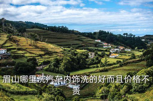 眉山哪里清洗汽车内饰较好，哪里可以洗车内饰啊