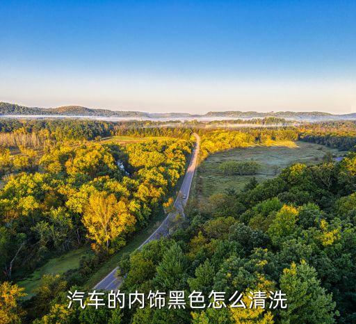 汽车的内饰黑色怎么清洗