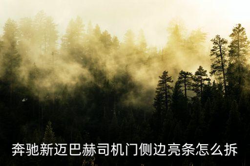 奔驰新迈巴赫司机门侧边亮条怎么拆