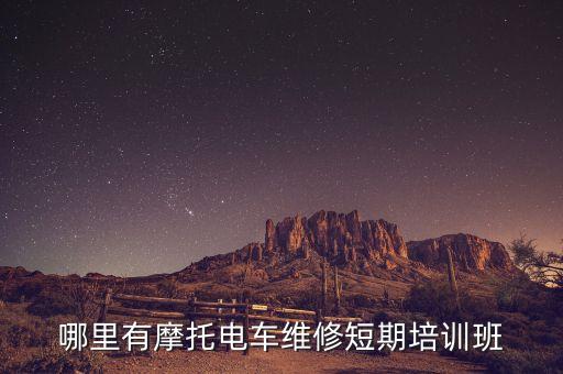 哪里有摩托电车维修短期培训班
