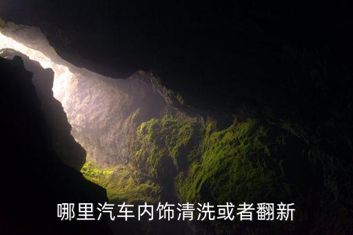 哪里汽车内饰清洗或者翻新