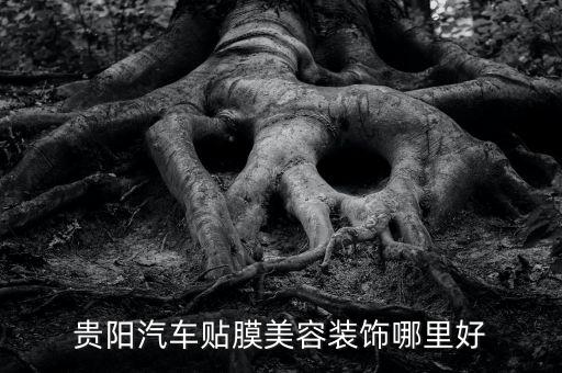 贵阳汽车贴膜美容装饰哪里好